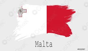 Bestellen sie hier eine maltesische fahne in hiss, tisch, boots, auto willkommen im malta flaggen shop von flaggenplatz. Malta Flagge Auf Weissem Hintergrund Foto Vorratig Crushpixel