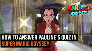 And the best part, you can find something within your budget. How To Answer Pauline S Quiz And Find Her Birthday Present In Super Mario Odyssey Youtube