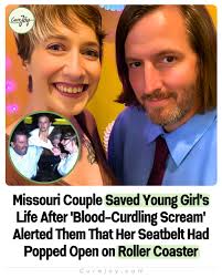 When a young girl's seatbelt popped open