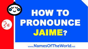 Jaime pronunciation in spanish es ˈxaj.me. How To Pronounce Jaime In Spanish Names Pronunciation Www Namesoftheworld Net Youtube