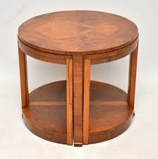 Art Deco Vintage Walnut Nesting Coffee Table Art Deco Coffee Table Nesting Coffee Tables Art Deco