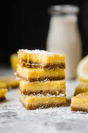 Healthy Lemon Bars Gluten Free Dairy Free Paleo Ambitious Kitchen Recipe In 2020 Gluten Free Lemon Bars Lemon Bars Healthy Lemon Bars