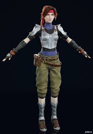 Final Fantasy Vii Remake Jessie Pack 3d Models Final Fantasy Final Fantasy Vii Remake Final Fantasy Girls
