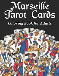 As a professional illustrator i'm designing my own but in the meantime i wanted to make a little video on how to get started with adult coloring as a little guided intro into such a fun and relaxing hobby! Amazon Com Marseille Tarot Cards Coloring Book For Adults Modern Adult Coloring Book With Black Background Of Ancient Ancestral Marseilles Tarot Reading Deck For Beginners And Mastering Tarots Readers 9798676581381 Coloring