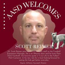 Welcome to Mr. Scott Reimer the new AAHS Football Equipment Manager. So  glad to have you as part of the team Mr. Reimer! #GoMtLions