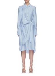 Buy acler collection from bloomingdale's official online store in dubai, abu dhabi and uae. Acler Serena Side Belt Detail Drape Front Shirt Dress Women Lane Crawford