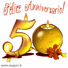 50 anni dal nostro sì, 50 anni da quella promessa d'amore alla quale teniamo fede ogni giorno. Felice 50esimo Anniversario