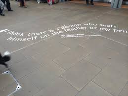O, what a tangled web we weave; Creative Scotland On Twitter Waverley Station Looking Great With Walter Scott Quotes Waverley200 Edincityoflit Http T Co H2fpymg41j