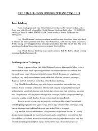 B) ditahan dan dibuang negeri ke makkah. Latest Abdul Rahman Limbong