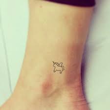 Minimalist Unicorn Temporary Tattoo Set Of 3 Minimalist Tattoo Small Tattoos French Tattoo