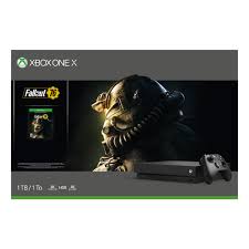 Microsoft Xbox One X 1tb Fallout 76 Bundle Black Cyv 00146 Walmart Com Xbox One Xbox Xbox Live
