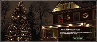 The small lights light up in sequence giving them the effect of a meteor shower or rain drops falling from the sky. Outdoor Christmas Yard Decorating Ideas
