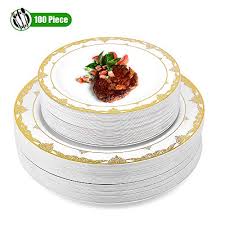 Heavy appetizer menus are great for both large and small parties. Disposable Plastic Party Plates Gold Rim 50 Premium Heavy Duty 10 25 Inch Dinner Plates And 50 Disposable 7 5 Inch Dessert Appetizer Elegant Fancy Heavy Duty For Party Wedding Events 100 Piece Buy