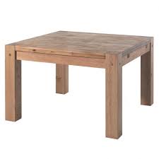 Tables et bases de tables. Table Carree De Sejour Chene Huile Lodge