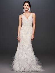 Galina Signature Spring 2019 Modern Elegance Meets Art Deco Flair Wedding Dress With Feathers Galina Wedding Dress Wedding Dresses