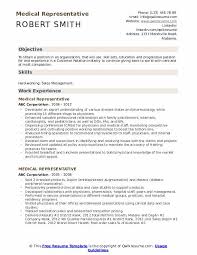 Check these important questions and answers before. Medical Representative Resume Samples Qwikresume