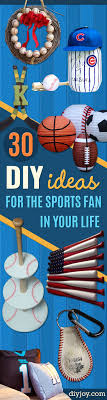 For sports memorabilia, sport's themed mementos and keepsakes with a distinctly athletic flair, we say game on! 30 Cool Diy Ideas For The Sports Fan In Your Life Diy Christmas Gifts For Boyfriend Diy Gifts For Boyfriend Diy Christmas Gifts
