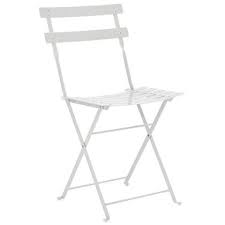 Habitat Parc Metal Folding Garden Chair White Homebase Folding Garden Chairs Garden Chairs Chair
