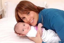 Andrea Mclean Partner Steve Toms Children Editorial Stock Photo