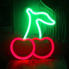 Neon Cherries Neon Signs Neon Lights Bedroom Neon Sign Bedroom