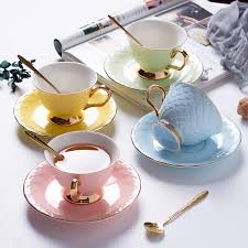 Buy cups & saucers and get the best deals at the lowest prices on ebay! China Coffee Cup And Saucers With Spoon Gold Handle Tea Cup Sets China Coffee Cup And Tea Cup Price