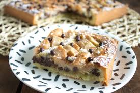 Tarte Aux Poires Et Pepites De Chocolat De Cyril Lignac Pate A Choup Tarte Aux Poires Pepite Chocolat Poire Au Chocolat