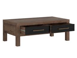 This spacious coffee table features a beautiful black oak veneer finish, with matte black metal legs and gold stainless steel supports for added strength and bringing a touch of classic color to the design. Coffee Table In Decor Monastery Oak Black Oak 149 95