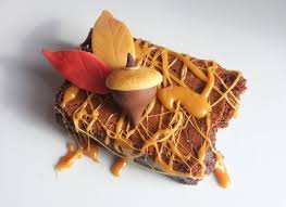 Diy Fall Brownies Holiday Food Crafts Decorated Brownies Event Planning Food