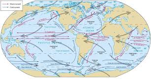 The Land Of Maps Ocean Current Ocean Currents Map Map
