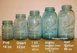 mason jar size comparison ball blue jars in 2019 half