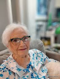 What crafts can a blind 90-year-old woman with dementia do?