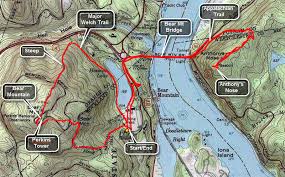 A nice trail map for the area from nys parks. Catskill Hiker Bear Mt Harriman Trails