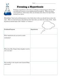 Start studying biology unit 1 hypothesis. Forming A Hypothesis Worksheet By Resources For Success By Miss Jezwinski
