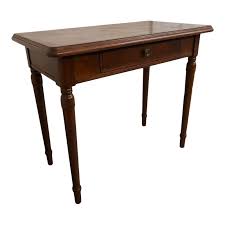 Antique 1930 S Traditional Solid Mahogany Console Table In 2020 Solid Mahogany Console Table Traditional Writing Desk