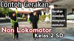 Contoh Gerakan Non Lokomotor Materi Pjok Kelas 2 Youtube