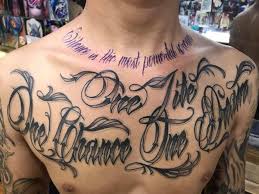 5 hình xăm cá chép mặt quỷ ở ngực; Hinh XÄƒm Chá»¯ Kin Ngá»±c Ä'Æ¡n Giáº£n Ma Láº¡i Tattoo Hoang Son Facebook