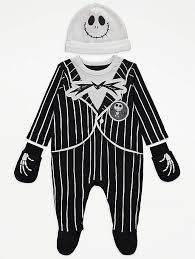 Bring the iconic protagonist of the nightmare before christmas to life with our primary diy jack skellington costume for baby. Disney Jack Skellington All In One Hat And Mittens Outfit Baby George At Asda