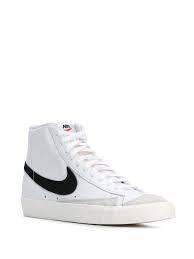 Nike blazer mid 77 vintage mens white black beige leather trainers uk 11. Shop White Nike Blazer Mid 77 Vintage Sneakers With Express Delivery Farfetch