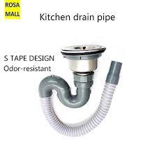 Browse kitchen sinks by stainless steel guage, number of bowls, dimensions or installation type. Kitchen Sink Drainage Outlet Set For Single Drain Pipe Shopee Philippines