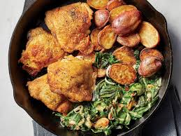 In a large bowl, combine oil, soy sauce, dijon, honey, brown sugar, garlic, thyme, and red pepper flakes. 57 Healthy Chicken Thigh Recipes Cooking Light