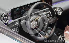Switzerland Geneva March 9 2019 Mercedes Benz Cla 180 D Coupe The 89th International Motor Show In Geneva From 7th To 17th Of Ma Mercedes Benz Geneva Benz