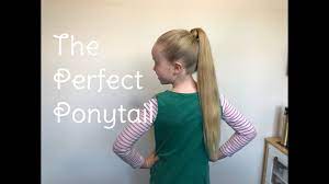 See more ideas about little girl hairstyles, girl hairstyles, kids hairstyles. The Perfect Ponytail Hair Tutorial By Two Little Girls Hairstyles Youtube