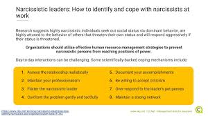 Add narcissistic to one of your lists below, or create a new one. Narcissistic Leadership How To Identify Narcissists And Cope With Narcissism At Work Cq Net Management Skills For Everyone