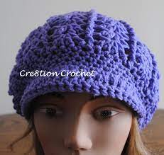 Newsboy Slouch Crochet Hat Crochet Hats Crochet Hats Free Pattern Crochet Newsboy Hat