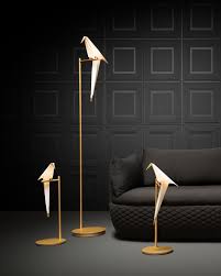 Moooi On Instagram Admire The Delicate Beauty And Light Swinging Of The Birds From Nearby With The Perch Ligh Table Lamp Design Floor Lamp Design Moooi Light