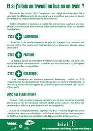 Check spelling or type a new query. Plus D Infos Sur L Obligation Legale De Prise En Charge Des Frais De Transport Par L Employeur Bizi