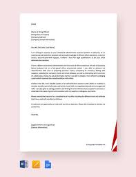 11 Job Application Letters For Administrative Assistant Doc Pdf Free Premium Templates