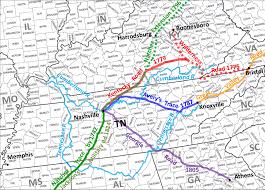 Kentucky Road Tennessee Map Kentucky Historical Background