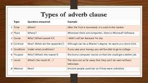 Examples of adverbial clause of place. Grammar Adverbial Clauses Ujmeteab