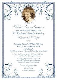 Surprise Birthday Invitation Wording For Adults 90th Birthday Party Invitation 90th Birthday Invitations Birthday Party Invitation Wording 90th Birthday Parties